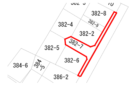 共有型と分筆型を判断する方法